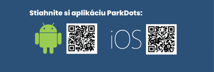 Parkovacia aplikácia je dostupná v obchodbon Google Play a Apple App Store