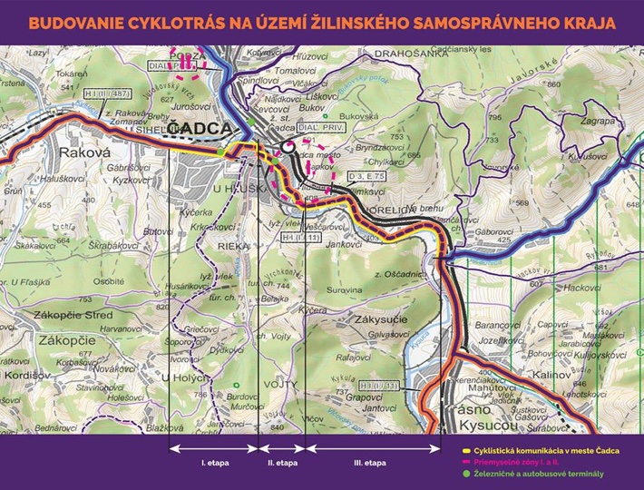 Mapa cyklotrasy